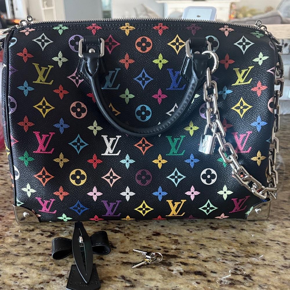 Black Multicolor speedy 30 . ***Not Branded**